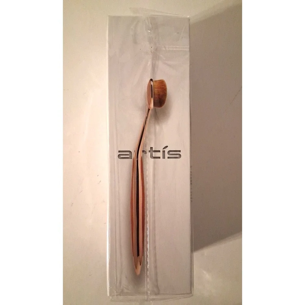 Artis Oval 4 Brush Elite Collection Rose Gold Finish, New Foundation Sealed Box